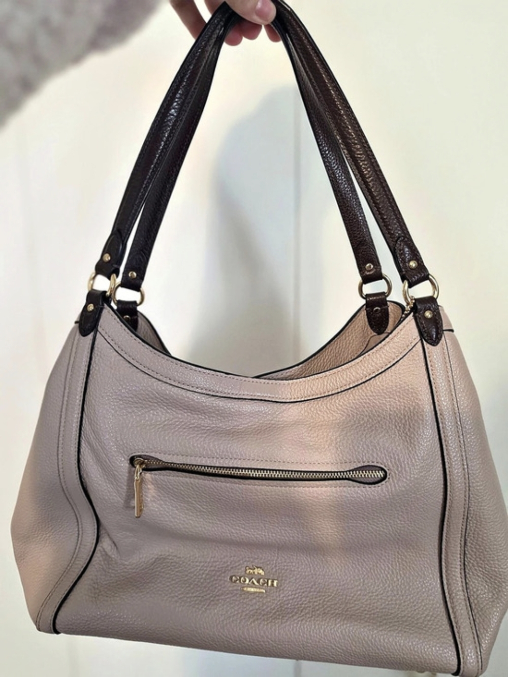 Coach Kristy Bag in Pink & Plum